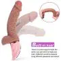 Vibrating Realistic Dildo G-spot Vibrator - Bendable Liquid Silicone Fake Penis with 7 Modes Vibrations for Orgasm - Fondlove Lifelike Flexible Soft Cock Sex Toy for Lesbian, Gay, Women and Couple Vibrating Realistic Dildo G-spot Vibrator - Bendable Liquid Silicone Fake Penis with 7 Modes Vibrations for Orgasm - Fondlove Lifelike Flexible Soft Cock Sex Toy for Lesbian, Gay, Women and Couple