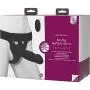Doc Johnson Body Extensions - BE Naughty - Hollow Strap-On System - Remote Operated Vibrating Silicone Harness with Elastic Waist Band and 3 Hollow Dildos Doc Johnson Body Extensions - BE Naughty - Hollow Strap-On System - Remote Operated Vibrating Silicone Harness with Elastic Waist Band and 3 Hollow Dildos