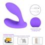 XINGHAOYA Male Vibrating Prostate Massager Anal Sex Toys 2 Powerful Motors and 10 Stimulate Patterns-Wireless Remote Anal Vibrator Butt Plug for Unisex Men (Purple)