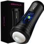 Automatic Male Masturbator, Pussy Electric Sex Toys with 10 Powerful Vibration Modes and Female Moans, 3D Realistic Vagina Masturbation Sleeves