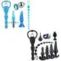 ❤ Amal Trainer Kit Butte Plugs Beginner Set Medical Silicone Massager Six Toy Amus for Women Men ❤ Amal Trainer Kit Butte Plugs Beginner Set Medical Silicone Massager Six Toy Amus for Women Men