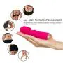 Wireless Mini Handheld Wand Massager with 12 Silent Frequency Modes, Personal Waterproof Rechargeable Power Massager for Relieving Body Muscle Soreness (red) Wireless Mini Handheld Wand Massager with 12 Silent Frequency Modes, Personal Waterproof Rechargeable Power Massager for Relieving Body Muscle Soreness (red)