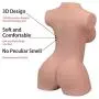 Movitip Sex Doll Male Masturbator Pocket Pussy Female Love Doll Torso with Tight Vagina Anal, 3D Lifelike Real Love Doll Torso with Metal Skeleton, Soft Ass Adult Sex Toy (15x9.4x5.1 Inches.11 lb)