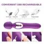 G Spot Vibrator for Vagina Stimulation,ALOFA Double-Head Vibration Bullet Vibrators Vibratory Rechargeable for Woman,Purple Adult Sex Toys G Spot Vibrator for Vagina Stimulation,ALOFA Double-Head Vibration Bullet Vibrators Vibratory Rechargeable for Woman,Purple Adult Sex Toys