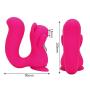 YEVIOR Tongue Ví-br?tör Cute Squirrel Sculpt Clítoris Licking Stimulator Nipple Sucker Sucking Massage 10 Speed Toys for Women