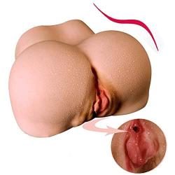 [ 5 in 1 ] Best Milf Ass Male Sex Toy for Men, Lifelike Lifesize Doll, Adult Masturbator for Masturbation, Vibrating Cock Ring, 1 Sex Lube, 1 Sex Toy Cleaner, 1 Boob Squeeze Ball …