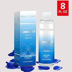 MAN NUO Personal Water-Based Lube with Aloe Flavor,Super Slippery Long-Lasting 8 Oz Lubricant for Women Men and Couples