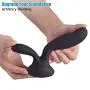 BOMBEX Rabbit Vibrator- Vaginal & Clitoral Vibrating Dildo - Silicone Vibe for Women & Couples, Rechargeable & Waterproof Stimulator with 10 Vibration Modes, Matte Black
