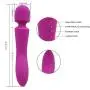 LED Body Heating Massager with Powerful Speeds 10 Vibration Modes, Portable Personal Rechargeable Massager, Handheld Waterproof Massager Therapy Back Neck Muscle Aches Sports Recovery (Purple) LED Body Heating Massager with Powerful Speeds 10 Vibration Modes, Portable Personal Rechargeable Massager, Handheld Waterproof Massager Therapy Back Neck Muscle Aches Sports Recovery (Purple)