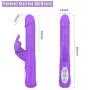 G Spot Rotating Bunny Vibrator with 3 Speeds 7 Vibration Modes for Women, PALOQUETH Waterproof Rotating Rabbit Clitoris Personal Vibrator with Independent Dual Motors for Intense Stimulation