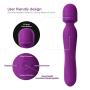 G Spot Vibrator Dildo Clitoral Vagina Vibrating Stimulation with 2 Motors 25 Vibration, Ridmii Waterproof Anal Vibrators Prostate Massager Stimulator Adult Sex Toys for Men Women Couples Rechargeable