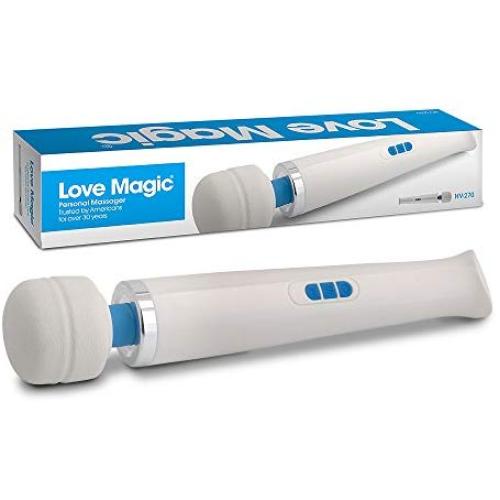 Love Magic Massager Electric Cordless USB Rechargeable Powerful Personal Body Wand Massage Portable Massager for Muscle Aches and Sports Recovery HV-270