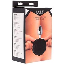 Tailz Onyx Bunny Tail Anal Plug