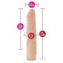 Blush 7.5" Soft Realistic Feel Slim Dildo(Beige)