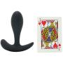 Renegade Pillager I VRT Silicone Pleasure Plug, Black and Jo H20 Water Based Lube (1oz)