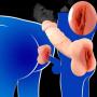 KANGMOON Soft Realistic Dildo Sex Toy for Adult Pocket Pussy Masturbator Sex Toy