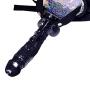 MXYLYM9 Relaxing Stick, Strap Pants Artificial Powerful Big Waterproof Big Head Health Bendable Suction Cup Base PVC+ Artificial Leather Pants Leopard Black (L:9.45inch, W: 1.89inch)