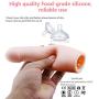 Lfcmf Durable in Use Remote Control & Waterproof Rooster Cǒckríng, Male Silicone Soft Lock Sleeve P`ênís Extender for Men Delay Your Pleasure Time