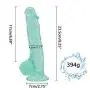 Tingxuan JDesto- 9.25inch Ultra-Soft Realistic Wearable Soft-Dîldɔ Toy with Suction Cup for Hands-Free Play DEPUR (Color : Green) Tingxuan JDesto- 9.25inch Ultra-Soft Realistic Wearable Soft-Dîldɔ Toy with Suction Cup for Hands-Free Play DEPUR (Color : Green)