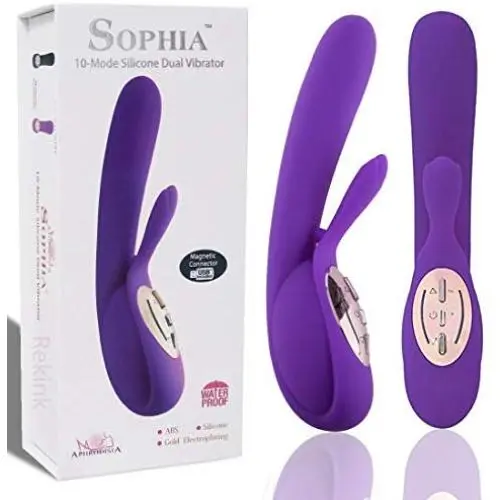 Rabbit Dildo Vibrator G Spot for Clitoris Stimulation, Waterproof Clit Stimulator with 10 Vibration Modes Quiet Motor for Women USB Magnetic Rechargeable Rabbit Dildo Vibrator G Spot for Clitoris Stimulation, Waterproof Clit Stimulator with 10 Vibration Modes Quiet Motor for Women USB Magnetic Rechargeable