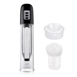 Utimi Rechargeable Penis Extender Cock Vacuum Pump Erection Device for Men, Flesh Included, Smart Control (White)