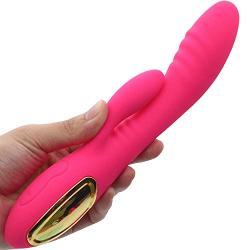 Soft Stick Waterproof Wireless vibrator, 10 Kinds of Vibration Mode but Very Quiet, Memory Function, USB Charging Design can Match Any Socket is Simple and Convenient