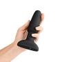 b-Vibe Rimming Plug 2 Splash Proof Remote Control Vibrating Butt Plug - Black