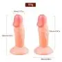 HYLHYL5-F Pǒrtǎblě Pěrsǒnǎl Wǎnd, 4 inch Super Long Relax Dual Side Headed Female Personal Toys Silicone Adult with Strong Suction Cup Toys | Diameter 3cm/1.18iches HYLHYL5-F Pǒrtǎblě Pěrsǒnǎl Wǎnd, 4 inch Super Long Relax Dual Side Headed Female Personal Toys Silicone Adult with Strong Suction Cup Toys | Diameter 3cm/1.18iches
