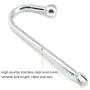 AKStore New Arrival Steel Stainless Anal Hook Fetish Bondage Hook Sex Toys Steel Anal Plug Rope Hook Bondage with Solid Anal Ball Sex Games Unisex Fetish Toy For Lovers(1 Ball) AKStore New Arrival Steel Stainless Anal Hook Fetish Bondage Hook Sex Toys Steel Anal Plug Rope Hook Bondage with Solid Anal Ball Sex Games Unisex Fetish Toy For Lovers(1 Ball)