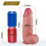XXL Huge Dildo with Testicles and Obvious Glans, Sex Toy with Powerful Suction Cup for Pure Pleasure, You Can Get Into Intense Orgasms (Huge Dildo) XXL Huge Dildo with Testicles and Obvious Glans, Sex Toy with Powerful Suction Cup for Pure Pleasure, You Can Get Into Intense Orgasms (Huge Dildo)