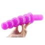 Lfcmf 11.02 Inch Extra Long Big Handsfree Personal Relax Massager PVC Toys with Handsfree Suction Cup Box Package (Color : Purple)