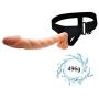 Quiet Power 12in Extra Huge Size Massager for Women Men Discreet Package - Péggîng Stráp ôn Only Sold by CFKTY (Beige)