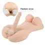 Y-NOT 3D Realistic Silicone Shemale Body Ladyboy Sex Love Doll Transgender Torso Masturbator Transsexual Adult Toy for Men Women Couples with Big Breast, Dildo, Anal Hole and Love Egg FDA Appproved