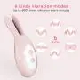 iBall Bullet Egg Vibrator, Dual Vibrating Love Egg Wireless with Remote Control, Silicone G Spot Wand Massager Dildo Cordless with Multiple Play Methods for Women and Couples