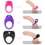 Louviva Vibrating Cock Ring, Male Penis Ring Sets with Clitoral Stimulate Features, Efficient Delay Adult Toys for Couples and Lovers (3-Piece Set)