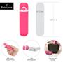 Pure Love Rechargeable Vibrating Bullet Pink, Waterproof, Multispeed & Multifunction, Adult Sex Toy