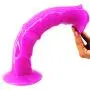 FAAK Big Horse Dildo Animal Style Large Head Adult Sex Toy (Purple)