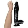 12 Inch High Quality Huge Black Dîldɔ with Strong Suction Cup Massage Flexible Waterproof for Women 12 Inch High Quality Huge Black Dîldɔ with Strong Suction Cup Massage Flexible Waterproof for Women