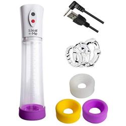 Electric Mens High-Vacuum Penis Enlargement Pump Air Pressure Setting Device With 2 Extra Sleeves, USB Rechargeable, Increase the Size and Strength