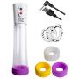 Electric Mens High-Vacuum Penis Enlargement Pump Air Pressure Setting Device With 2 Extra Sleeves, USB Rechargeable, Increase the Size and Strength