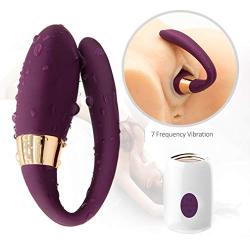 Electronic Couple Love Stimulation Promote Toys Funny Toys for Women Speed Rechargeable U Shape Women Remote Six Toys U Shape Vibrador for Couple Control for Women