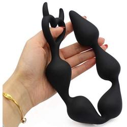 Xuetaimeigu Silicone Pull Beads ǎnal Plug, clǐtoris Stimulation Toys, Men and Women Training Integrated Human Products