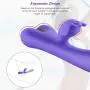 Utimi Rabbit vibrator for Women Rechargeable G Spot Vibrator Waterproof Clitoral Stimulator Sex Toy for Couples Purple Utimi Rabbit vibrator for Women Rechargeable G Spot Vibrator Waterproof Clitoral Stimulator Sex Toy for Couples Purple