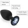 YiFeng Medical Silicone Vibrating Butt Plugs Anal Plug Prostate Massager with One Bullet Vibrator