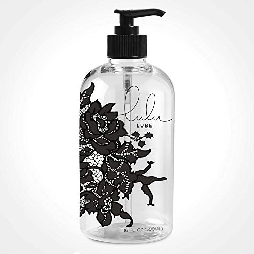 Personal Lubricant. Lulu Lube Natural Water-Based Lubes for Men and Women. 16 oz. - Lubricants Made in USA - 100% Unconditional Money Back