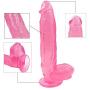 QJFYJ-001 12inch Super Huge Big Double Pleasure Toy Hand Free Play - Made from Safe PVC Which - S-uctión Massager for Women HLSXS1504 (Color : Pink)