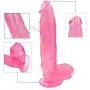 QJFYJ-001 12inch Super Huge Big Double Pleasure Toy Hand Free Play - Made from Safe PVC Which - S-uctión Massager for Women HLSXS1504 (Color : Pink)