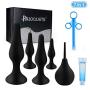 Butt Plug Training Kit for Beginners Experienced Users, PALOQUETH Anal Sex Toy Set with Suction Cup for Safe Hands Free Anal Play 4 Plugs 1 Lube Shooter 1 Bulb Enema 1 Lube 25g Butt Plug Training Kit for Beginners Experienced Users, PALOQUETH Anal Sex Toy Set with Suction Cup for Safe Hands Free Anal Play 4 Plugs 1 Lube Shooter 1 Bulb Enema 1 Lube 25g