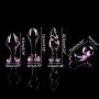 RITER 4 Types Set Crystal Glass Six-Toys Adullt Products G Spotter Amal Plug for Beginners Women Pleasure