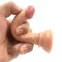 5.7 Inch Realistic Dildo, Body-Safe Material Lifelike Dildo Powerful Suction Cup Dildo,Flexible Cock Adult Sex Toy from Women (Flesh)